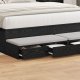 vidaXL Stolik nocny  Czarny dąb Drewno drewnopochodne 160 x 36.5 x 16.5 cm 3