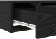 vidaXL Stolik nocny  Czarny dąb Drewno drewnopochodne 160 x 36.5 x 16.5 cm 8
