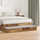 vidaXL Stolik nocny Stare drewno Drewno 150 x 36.5 x 16.5 cm 1