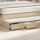 vidaXL Stolik nocny  Sonoma oak Drewno inżynieryjne 140 x 36,5 x 16,5 cm 3