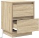 vidaXL Szafki nocne z oświetleniem LED 2 szt. Dąb sonoma 39x34.5x50 cm 7