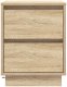 vidaXL Szafki nocne z oświetleniem LED 2 szt. Dąb sonoma 39x34.5x50 cm 8