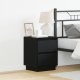 vidaXL Szafki Nocne z LED 2 szt. Czarny 39x34.5x50 cm 1