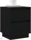 vidaXL Szafki Nocne z LED 2 szt. Czarny 39x34.5x50 cm 2