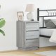 vidaXL Szafka nocna z LED Szary Sonoma 39x34,5x65 cm Drewno inżynieryjne 1