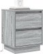 vidaXL Szafka nocna  z LED-ami Szary Sonoma 39x34,5x50 cm 2