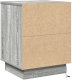 vidaXL Szafka nocna  z LED-ami Szary Sonoma 39x34,5x50 cm 7
