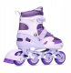 NA0189 ZESTAW LED ŁYŻWOROLKI OCHRANIACZE MOONBEAM FIOLETOWE ROZM. M(35-38) NILS EXTREME 4