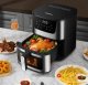 Frytkownica BEZTŁUSZCZOWA 5,5L 1500W DUŻA AIR FRYER Piekarnik XL OKNO 60min 1
