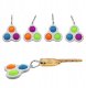 Gniotek KULKI KOLOROWE SQUISHY Bubble BRELOK 405 4