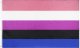 FLAGA TĘCZOWA LGBT DUŻA 90x150cm GENDERFLUID F4 4