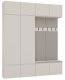 Garderoba HAGA IV 2Sz2W KASZMIR 2x Szafa + 2x Wieszak 1