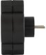 REV Steckdosenadapter 3-fach mit Überspannungsschutz, schwarz 2