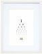 Ramka Deknudt S66KF1 P1 30x30 drewno biały z passepartout 4