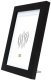 Ramka Deknudt S66KF2 P1 30x30 drewno czarny z passepartout 2