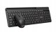 Klawiatura + mysz C-Tech C-TECH klawiatura z myszą WLKMC-05B Bezprzewodowy zestaw 2.4GHz CZ Czarny 2