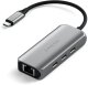 Satechi 4-In-1 USB-C Hub - hub do urządzeń mobilnych USB-C (3x USB-C 3.2 gen2 10Gbps, 2.5 Gigabit Ethernet) (space gray) 3