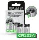Akumulator LiiBatteries CR123A 750mAh bl./2szt USB-C 1