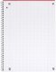 Oxford Collegeblock A4+220x295mm 80 Bl. W kratkę krawędź L+P 7