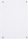 Oxford Collegeblock A4+220x295mm 80 Bl. W kratkę krawędź L+P 9