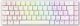 Sharkoon Gaming Tastatur PureWriter W65  weiß-braun       DE 1