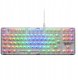 Sharkoon Gaming Tastatur Crystal Shark   weiß             DE 7