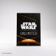 Gamegenic: Star Wars Unlimited Card Game - Art Sleeves - Card Back Orange 3