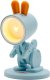 Realpower RealPower Latarka LED z motywem zwierzęcym Blue rabbit z podstawą 1