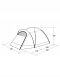 Outwell Two Room Dome Tent | Cloud 5 | 5 person(s) | Green 1