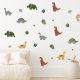 SIPO-WS63051 NAKLEJKI NA ŚCIANĘ MINI      DINOZAURY 3