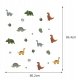 SIPO-WS63051 NAKLEJKI NA ŚCIANĘ MINI      DINOZAURY 5