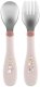 Chicco CHICCO-1610215-SZTUĆCE METALOWE 18M+      PINK 1