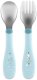 Chicco CHICCO-1610225-SZTUĆCE METALOWE 18M+      BLUE 1