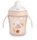 SUAVINEX - 402788-KUBEK DO NAUKI PICIA    200ML/NIEKAPEK/6M+/RÓŻOWY/WONDERLAND 1