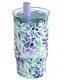 Quokka Mist - Kubek termiczny ze stali nierdzewnej 720 ml ze słomką (Violet Blooms) 1