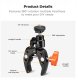 K&F Uchwyt Imadło Zacisk Crab Clamp + Głowica Kulowa K&f Na 1/4"" System Gopro / Ms26 / Kf31.097 2
