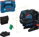 Bosch BOSCH LASER KRZYŻOWY GCL 12V-50-22 CG ZIELONY +UCHWYT RM 20 +ADAPTER AA 1 1x2,0Ah 1