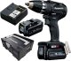Wiertarko-wkrętarka 18V Panasinic EY74A3 + Systainer + 2x 5.0Ah + ładowarka 1
