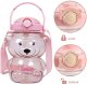 Butelka na wodę z uchwytem SWEET BEAR PINK 1000 ML BD27 3