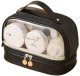 Kosmetyczka organizer na kosmetyki czarna dwupoziomowa 23x13,5x16cm KS115CZ 8