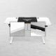Biurko Diablo Chairs X-Tensio 1600 Białe 160 cmx75 cm 23