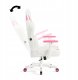 Fotel Gamingowy Diablo X-RAY 2.0 Small Size, biało-różowy 2