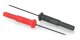 Voltcraft Zestaw zabezpieczonych końcówek pomiarowych Złącze żeńskie 4 mm CAT II 300 V czarny, czerwony VOLTCRAFT MSS-102 3