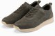 Lekkie zamszowe męskie sneakersy w stylu sportowym  oliwkowe V1 OM-FOSL-0205 44 3