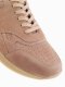 Lekkie zamszowe sneakersy męskie w stylu sportowym  beżowe V3 OM-FOSL-0205 44 1