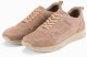 Lekkie zamszowe sneakersy męskie w stylu sportowym  beżowe V3 OM-FOSL-0205 44 2