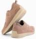 Lekkie zamszowe sneakersy męskie w stylu sportowym  beżowe V3 OM-FOSL-0205 44 3