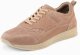 Lekkie zamszowe sneakersy męskie w stylu sportowym  beżowe V3 OM-FOSL-0205 44 4