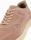 Lekkie zamszowe sneakersy męskie w stylu sportowym  beżowe V3 OM-FOSL-0205 44 5