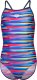 Dziecięcy Strój kąpielowy GIRL'S ARENA RACING STRIPE SWIMSUIT LIGH 1